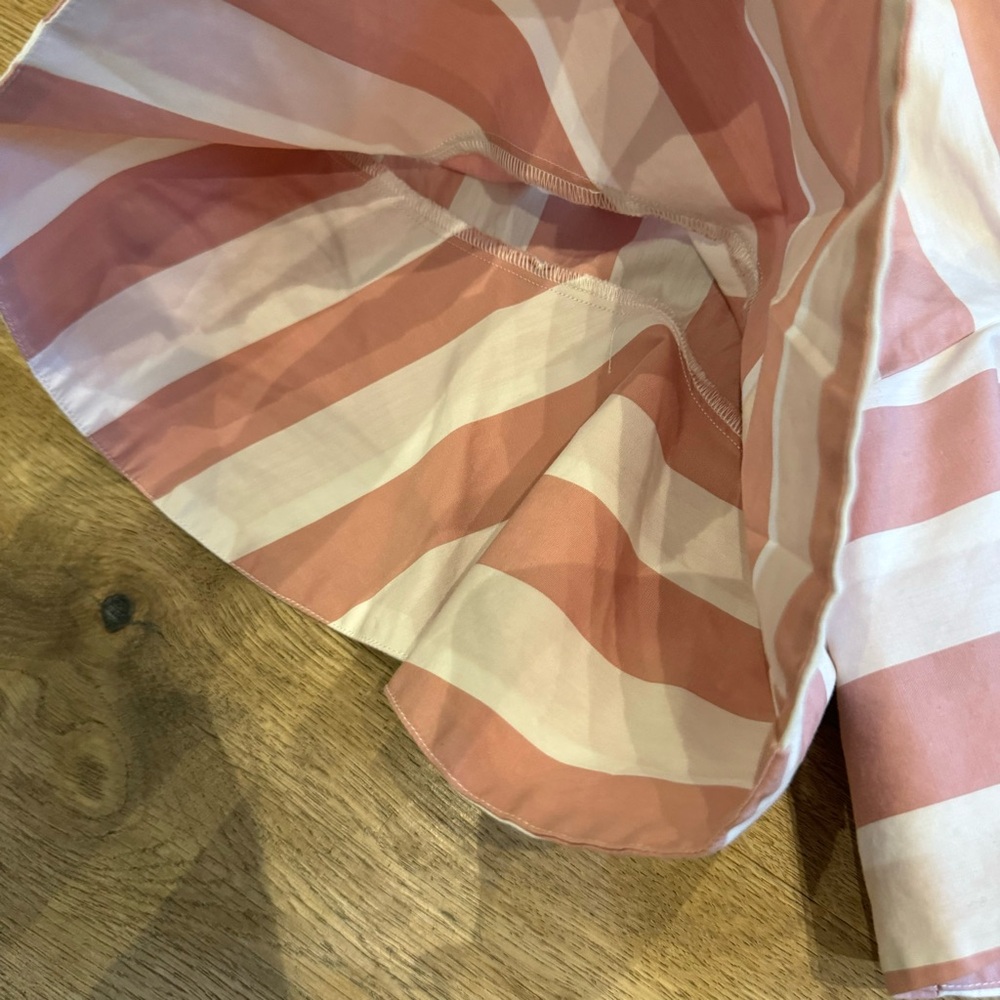 Wolf and Rita Striped Pink and White Ruffle girls Shorts NWOT - Picture 3 of 6